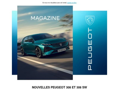 Magazine : découvrez la nouvelle PEUGEOT 308