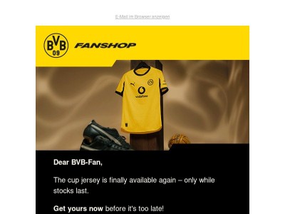 Our cup jersey is back – only while stocks last