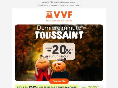 Les vacances de la Toussaint !