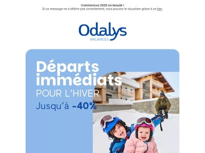 ⌛Saisissez l'instant : votre séjour jusqu'à -40% !😍