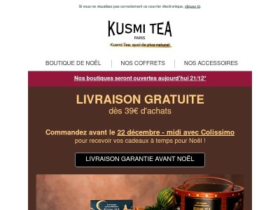 🚨Jusqu'au 22 décembre - midi pour recevoir vos cadeaux à temps !