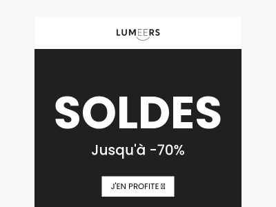 SOLDES 🖤 Jusqu'à -70% sur nos luminaires