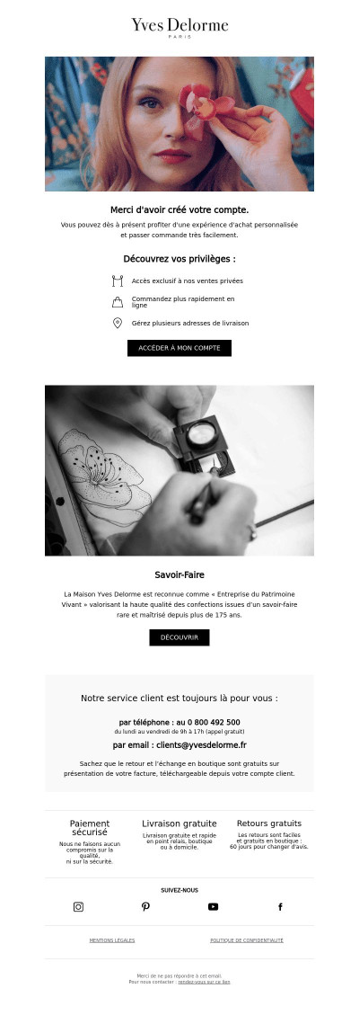 La maison Yves Delorme vous ouvre ses portes