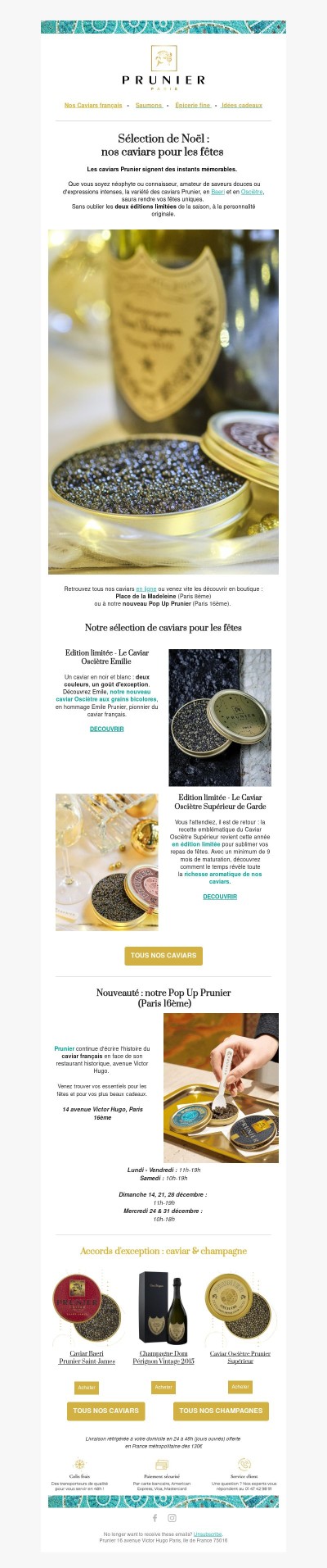 Noël J-12 : commandez votre caviar de fêtes ✨