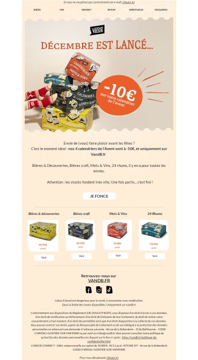 -10€ sur nos calendriers de l’Avent, ça vous tente ?