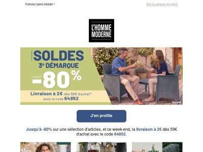 Livraison à 2€, même pendant les Soldes