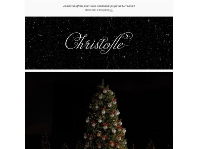 Des fêtes lumineuses, signées Christofle