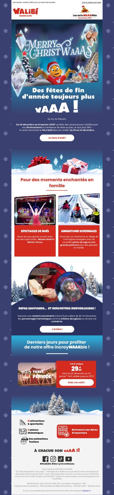 Merry ChristWAAAs s’invite au parc !