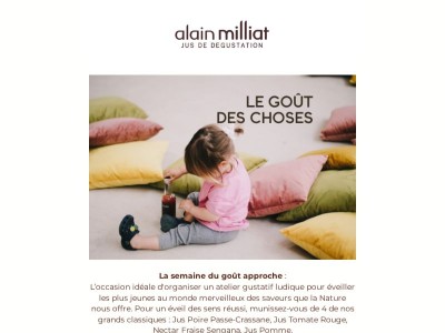 Éveillons les papilles des petits comme des plus grands