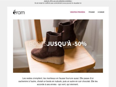BOOTS LOVERS 🖤 JUSQU'À -50%