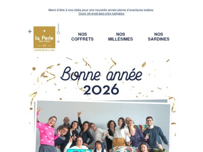 Cap sur 2026 avec nos saveurs de la mer !