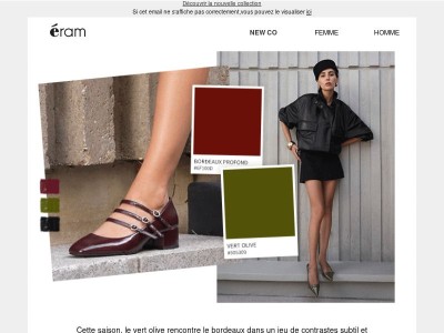 Le match parfait : olive & bordeaux