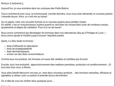 On vous emmène dans les coulisses… 😊