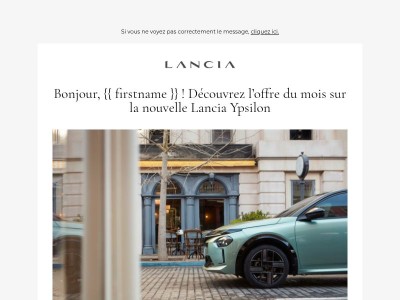 Nouvelle Lancia Ypsilon Ibrida dès 200€/mois*