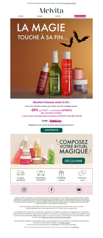 👻 Votre offre va bientôt disparaître, profitez-en maintenant