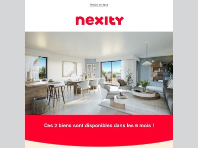 Votre futur logement neuf disponible dans les 6 mois !