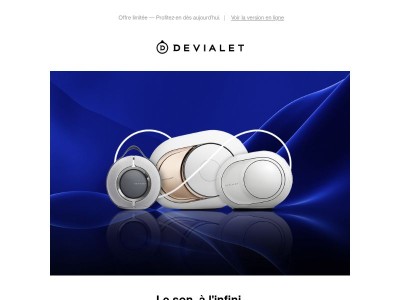 Dernier appel pour les produits Devialet reconditionnés.