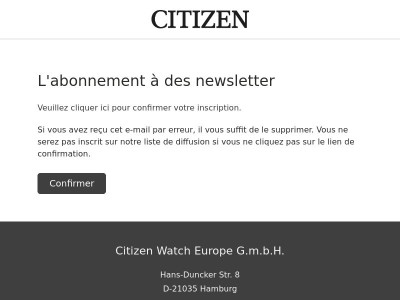 L'abonnement à des newsletter
