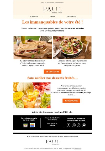 Nos recettes vous accompagnent tout l'été !