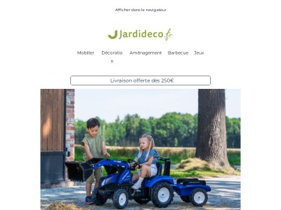 🚜 -10% sur les tracteurs & porteurs enfants Falk !
