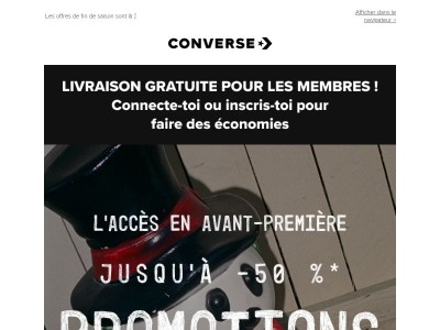 Jusqu'à -50 % dès maintenant grâce à l'accès en avant-première