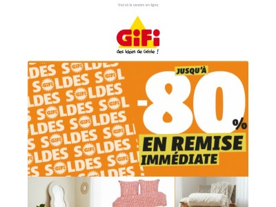 SOLDES | Remises incroyables jusqu'à -80% !