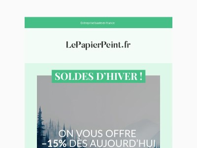❄️ Les soldes d’hiver commencent AUJOURD’HUI