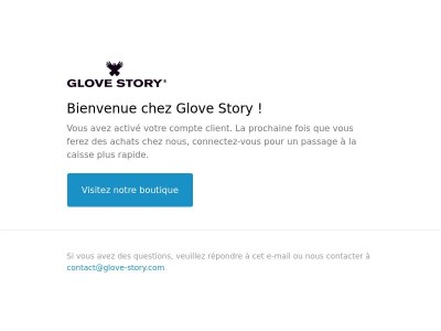 Confirmation du compte client