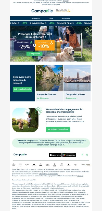 -25% pour prolonger les vacances 🌞