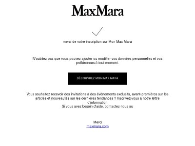 Bienvenue dans l'univers Max Mara Max Mara