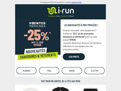 🔥 -25% SUR LES NOUVEAUTÉS | chaussures & vêtements