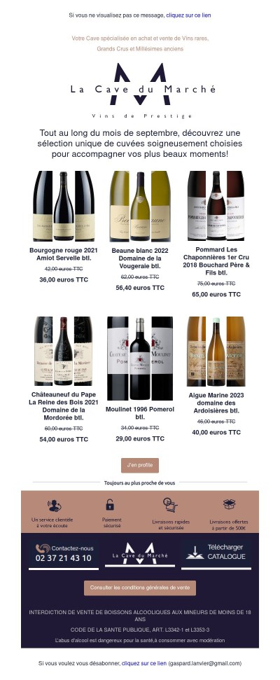 Sélection spéciale Foire aux Vins