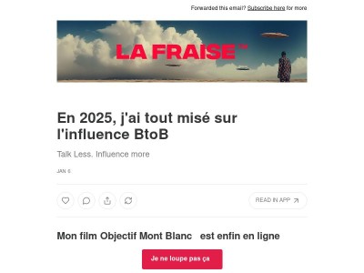 En 2025, j'ai tout misé sur l'influence BtoB 🍓