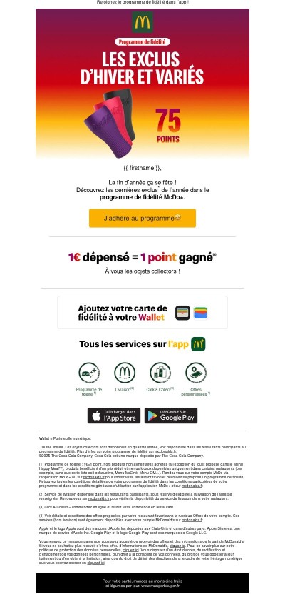 Nouvelles exclus fidélité  🎁️ ✨