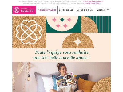 Bonne année de la part de l'équipe Françoise Saget 🥳🎉