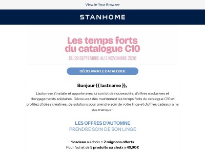 Les offres d'automne à ne pas manquer ! 🍁
