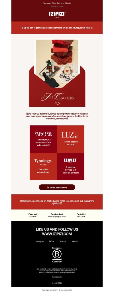 Jeu concours n°5 l Faites briller vos journées