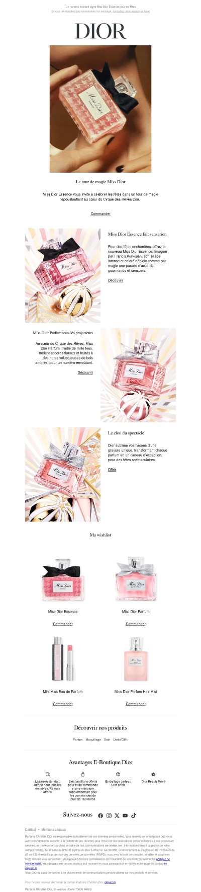 Le nouveau Miss Dior illumine le grand soir