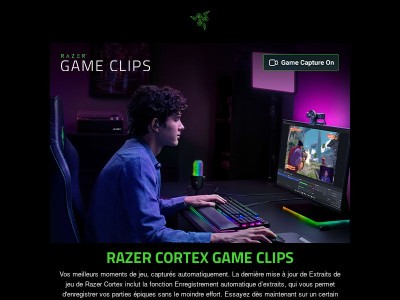 🎬Capturez vos meilleurs moments avec Extraits de jeu de Razer Cortex