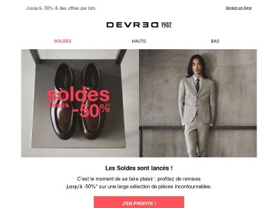 Ne passez pas à côté des Soldes ! 