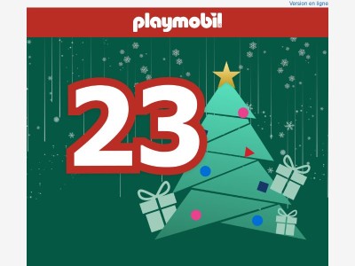 ✨ Ta case 23 du calendrier de l’Avent PLAYMOBIL est ouverte – viens découvrir la surprise !