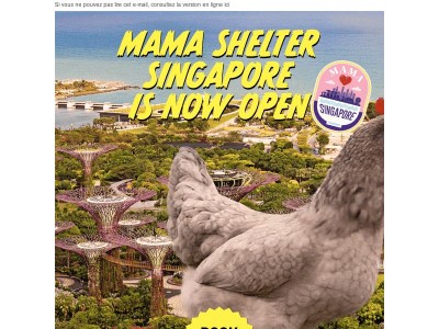 Mama Shelter Singapore est ouvert !