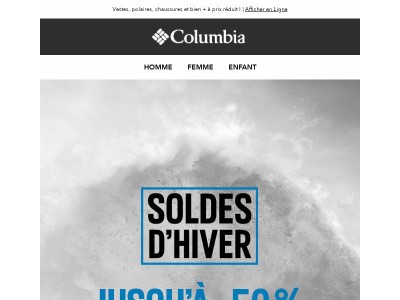 Soldes d'hiver ❄️ Jusqu'à -50 % !