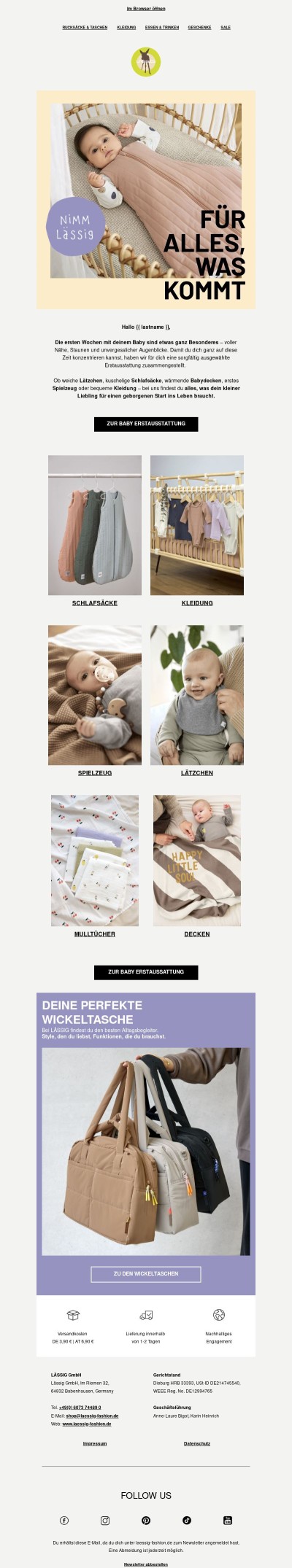 ❤️ Entdecke unsere süße Baby Erstausstattung, ⁣{{ lastname }}!