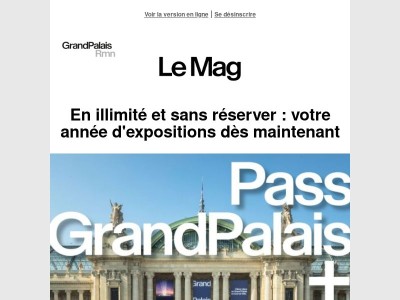 Offrez-vous une année d'expositions sans réservation