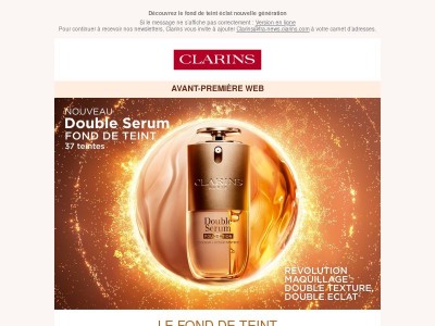 NOUVEAU : Double Serum Fond de Teint