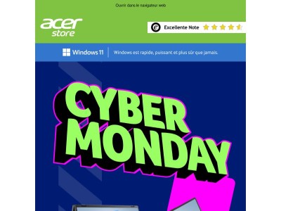 Dernière chance : le Cyber ​​Monday se termine bientôt !