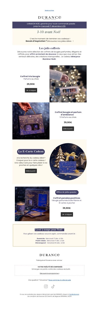 J-10 Nos jolis coffrets sous le sapin  ✨