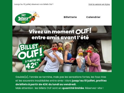 Entre amis, c'est encore plus OUF à partir de 42€ 🎉