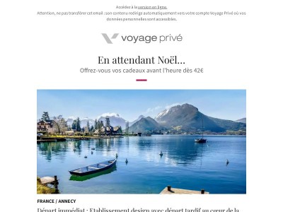 💙 Annecy dès 42€, Harry Potter à Londres, Seychelles, Venise, Maroc